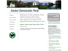 Tablet Screenshot of eastondems.org